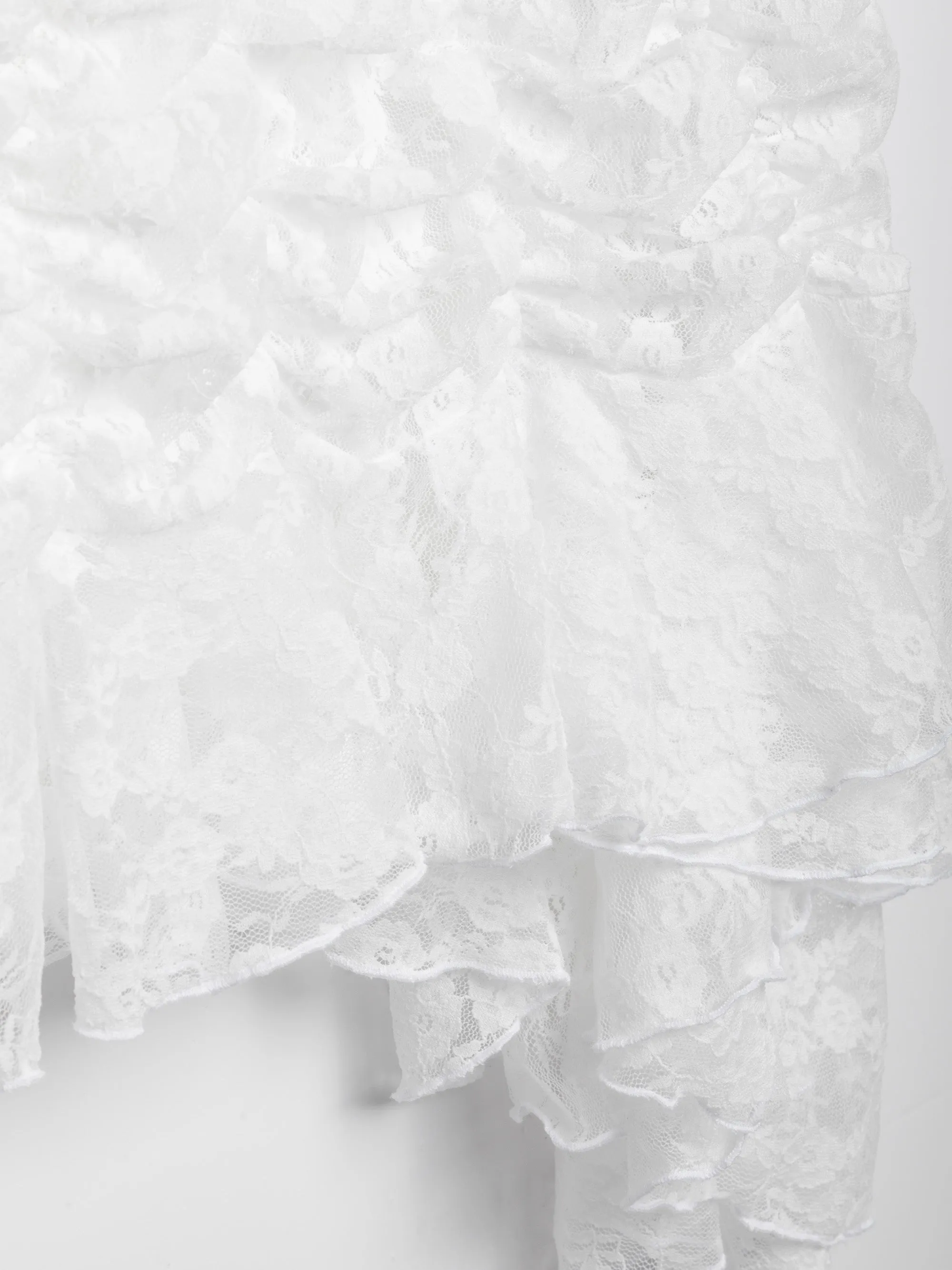 White Lace Signature Mini Skirt sold by Ester Manas product image thumbnail 2