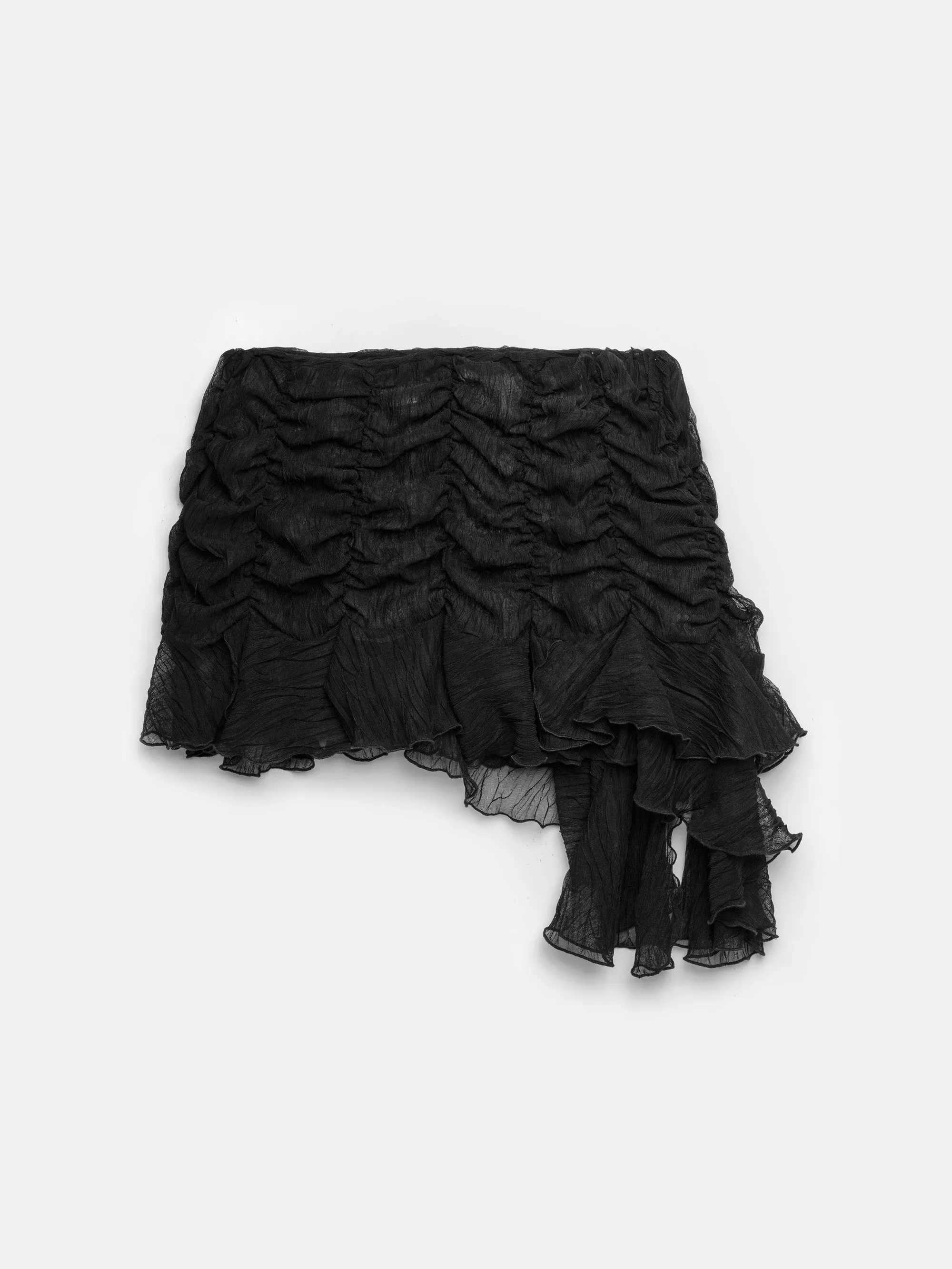 Black Signature Mini Skirt sold by Ester Manas