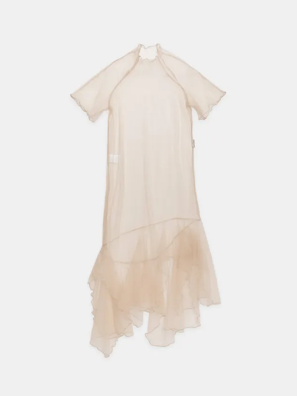 Nude Easy Dress made by Ester Manas