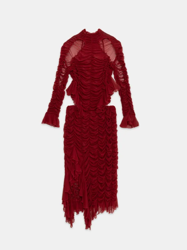 Red Signature Drama Dress sold by Ester Manas