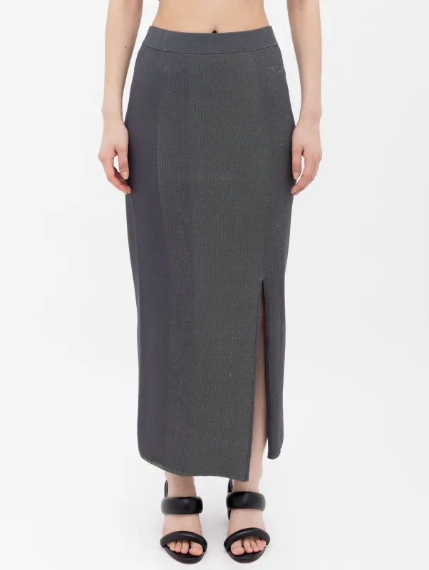 Dark Green Peephole Skirt sold by Ester Manas