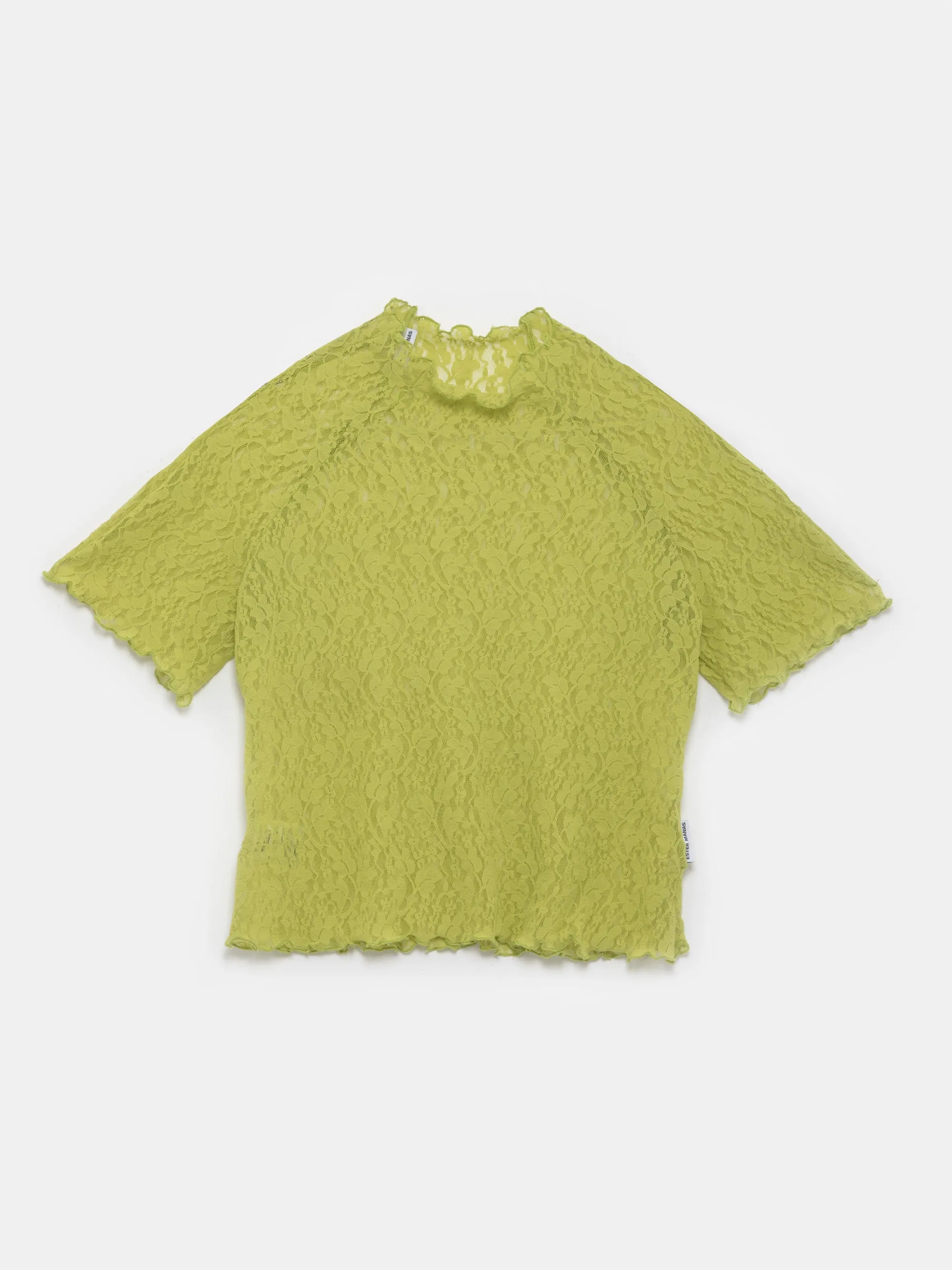 Pistachio Lace Easy Top sold by Ester Manas