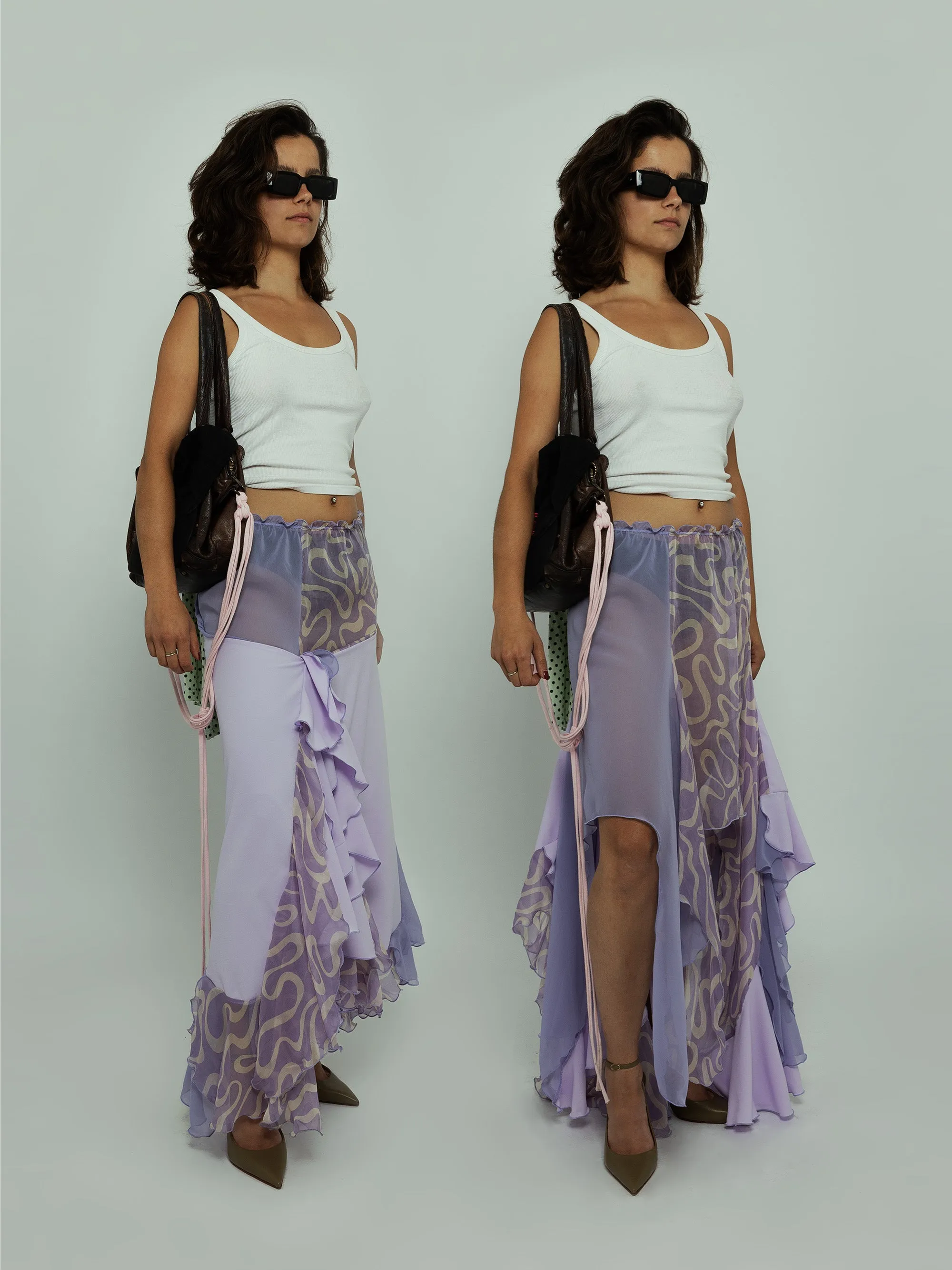 Lilac Two ways Skirt sold by Ester Manas product image thumbnail 3