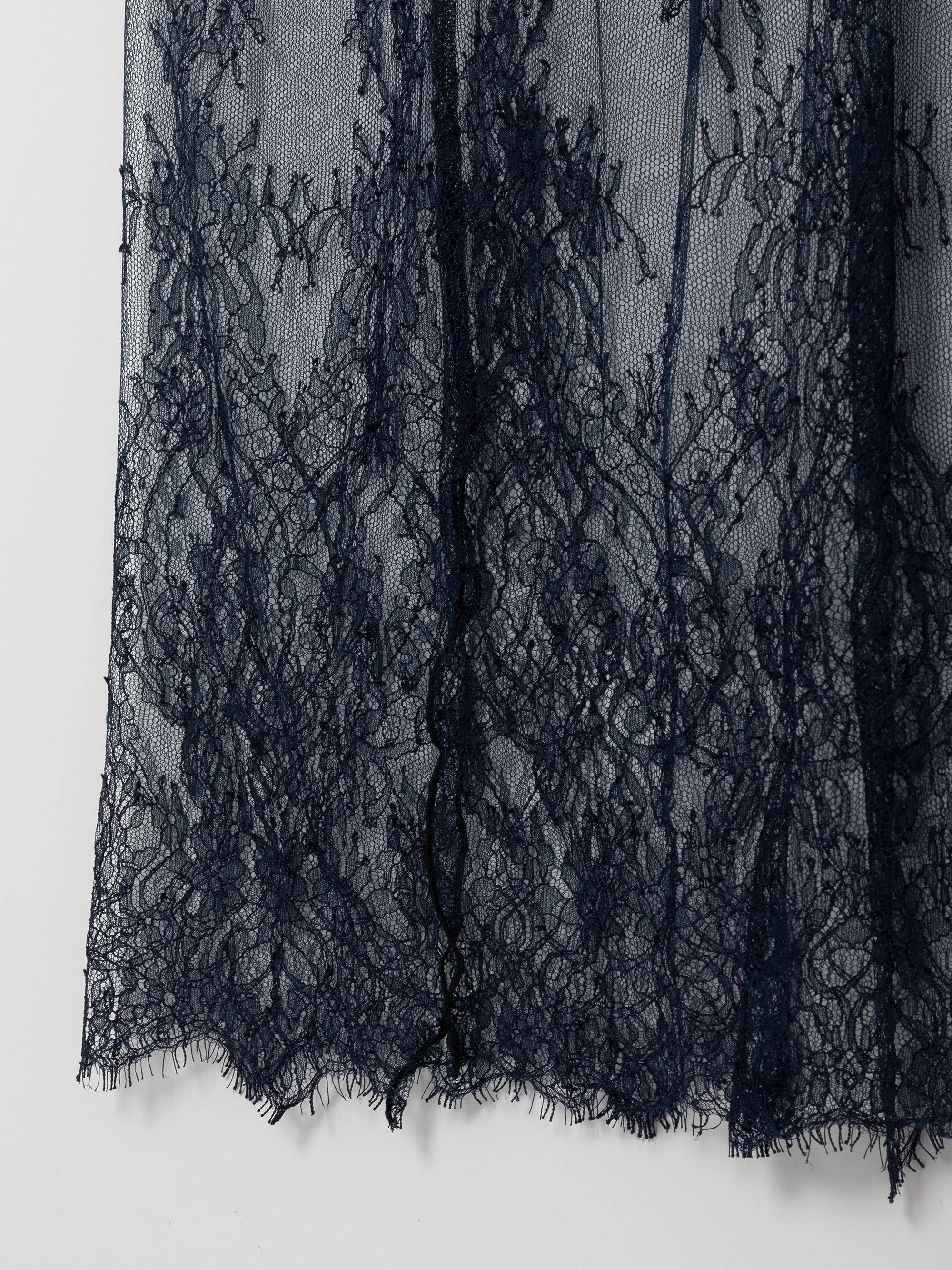 Navy Floral Lace Skirt sold by Ester Manas product image thumbnail 5