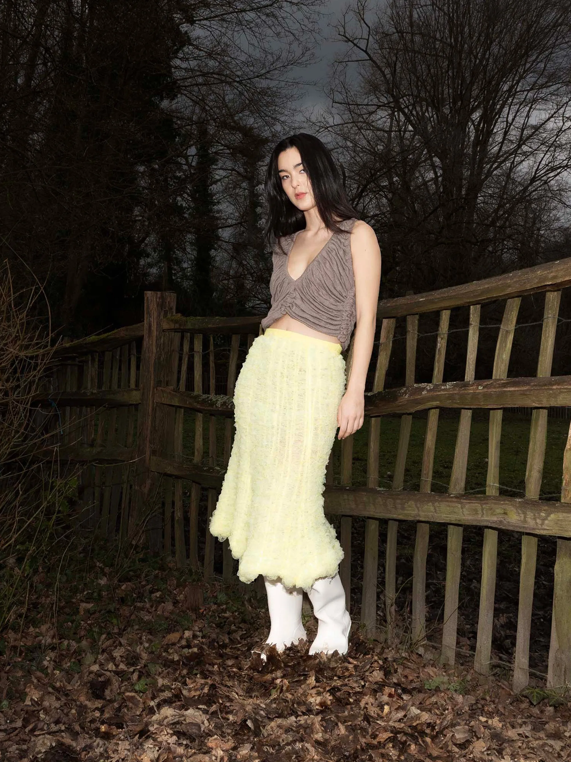 Ruched Wool Knit Top sold by Ester Manas product image thumbnail 2