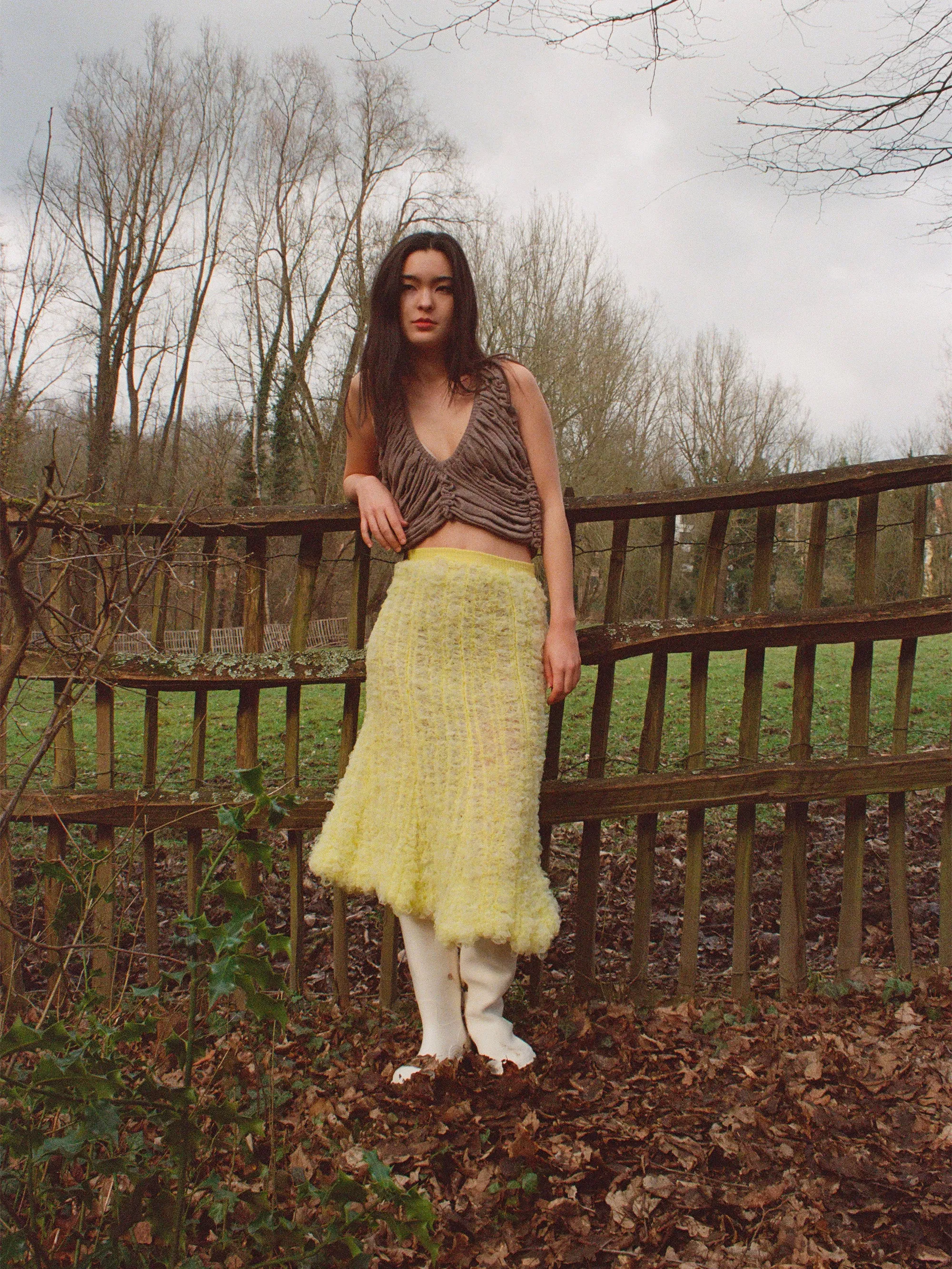 Ruched Wool Knit Top sold by Ester Manas product image thumbnail 4