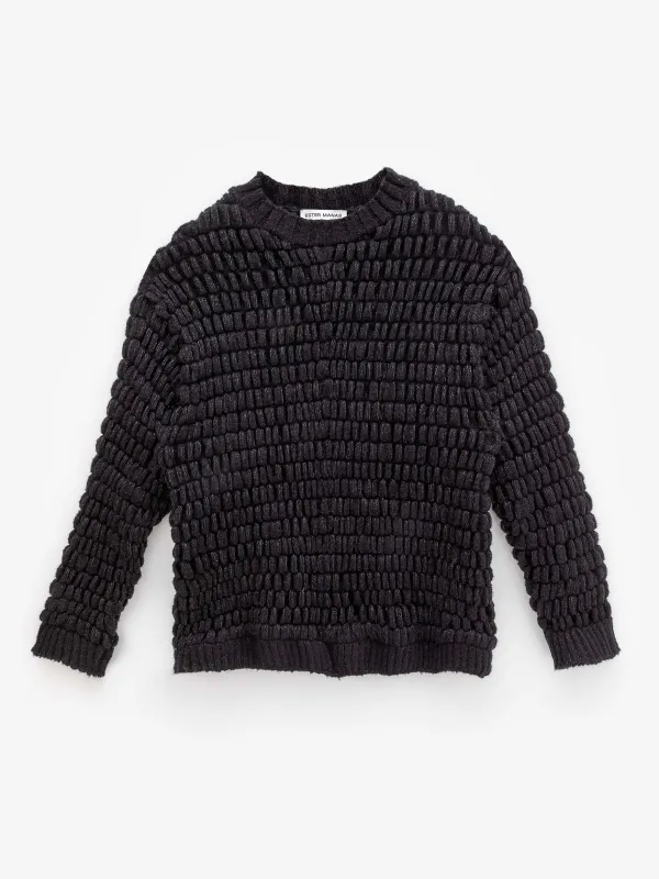 Ruched Wool Sweater made by Ester Manas