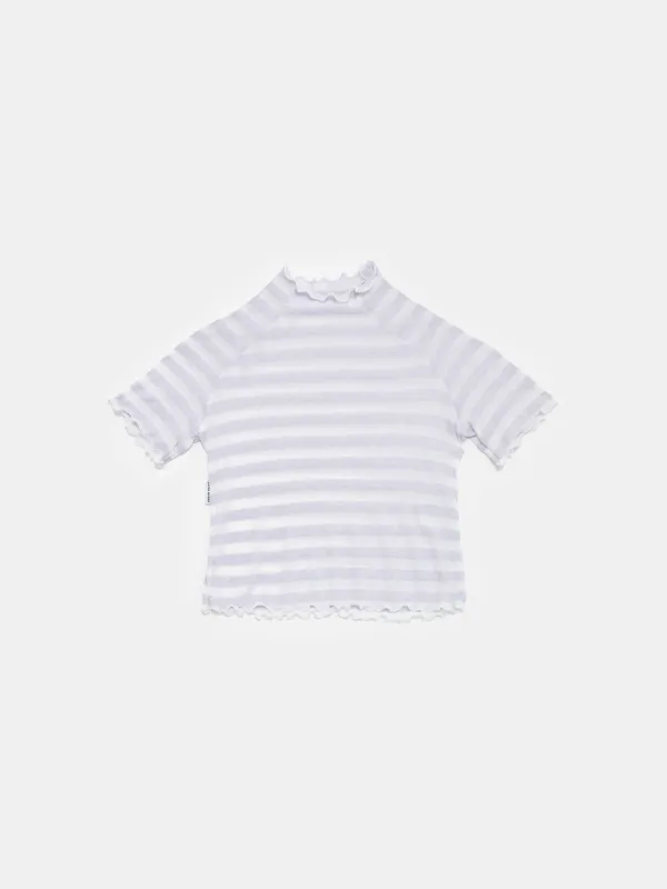 Lilac & White Striped Easy Top made by Ester Manas