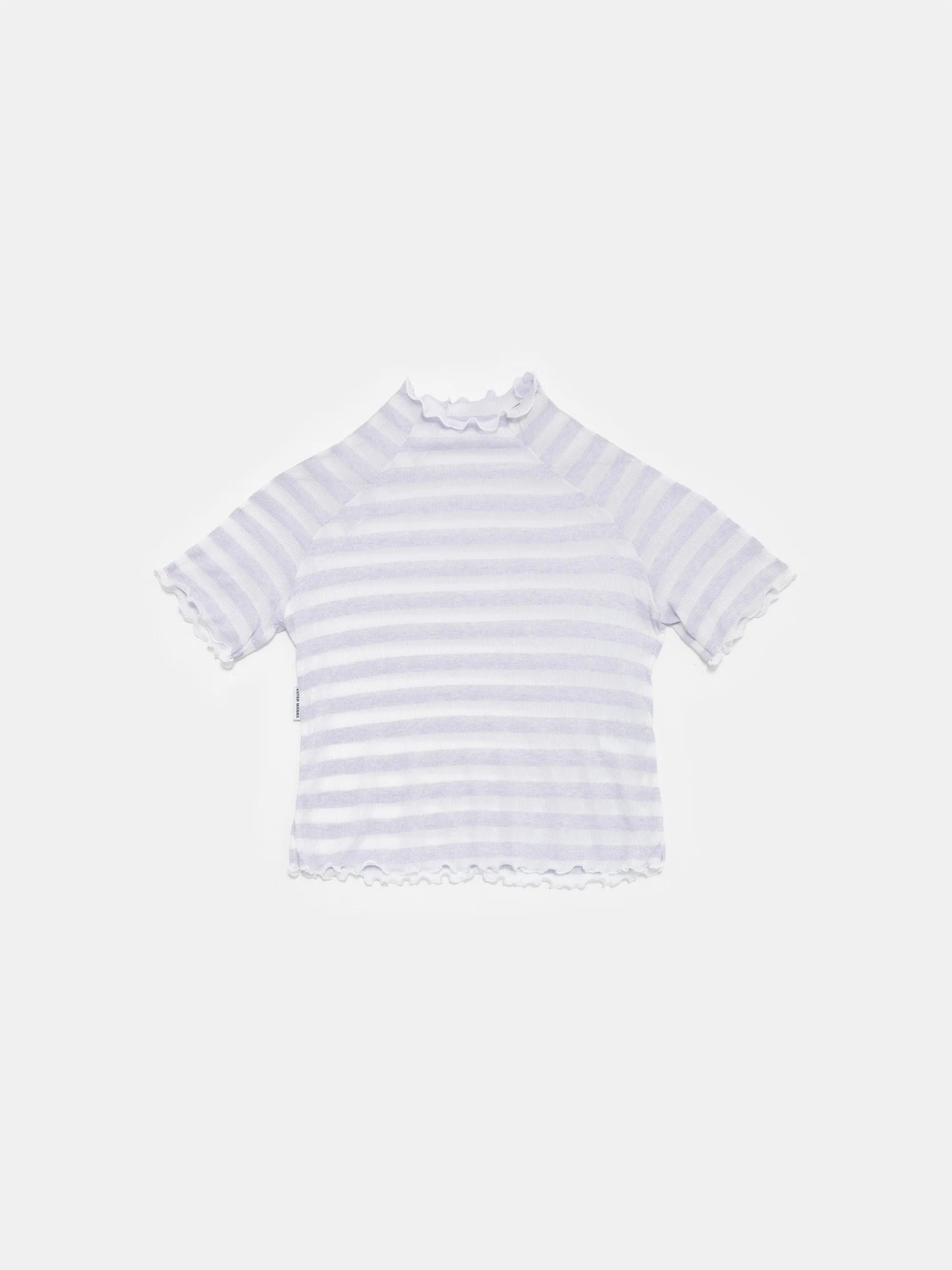 Lilac & White Striped Easy Top sold by Ester Manas