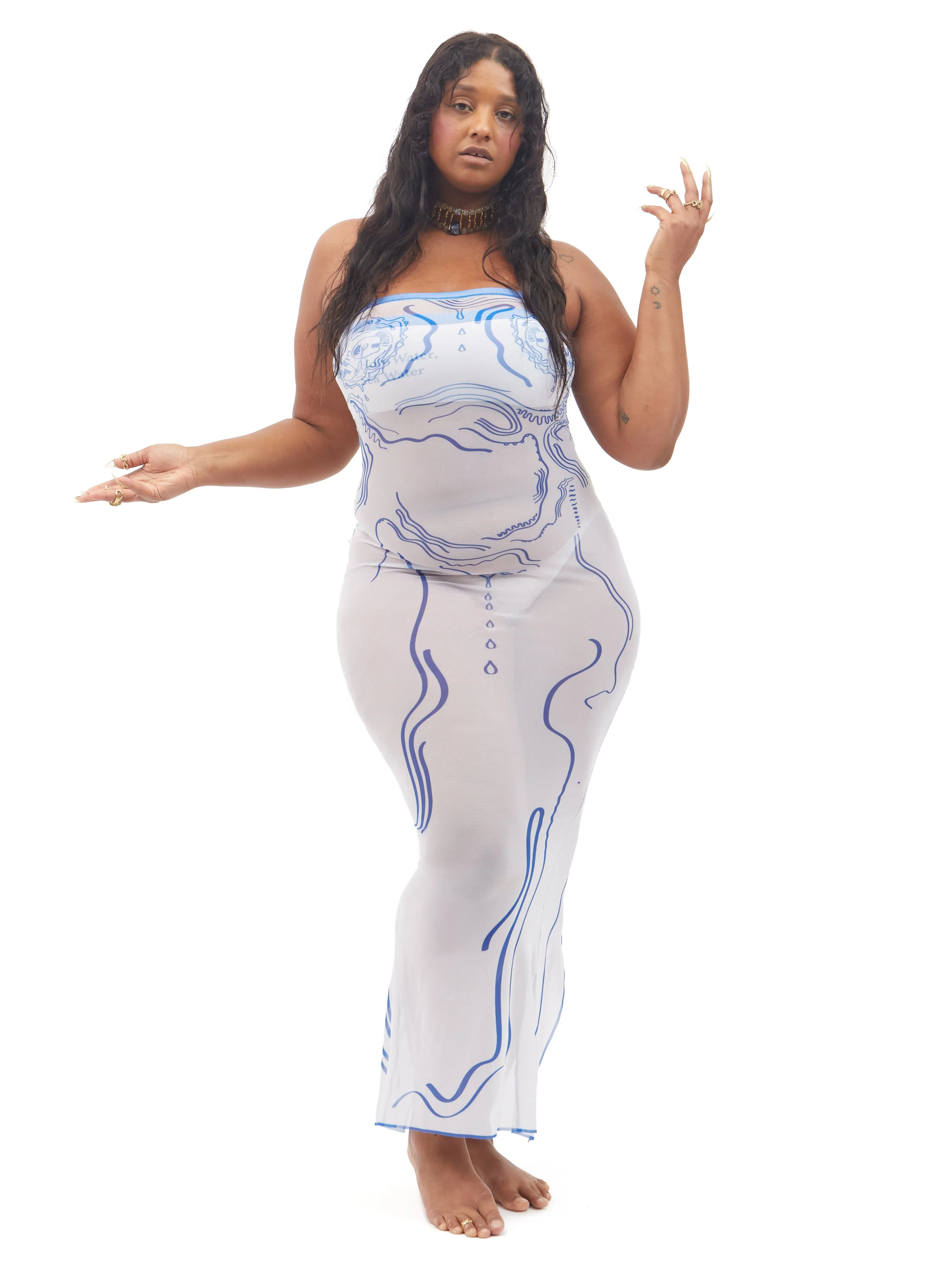 Venus Shell Long Dress sold by Di Petsa product image thumbnail 2