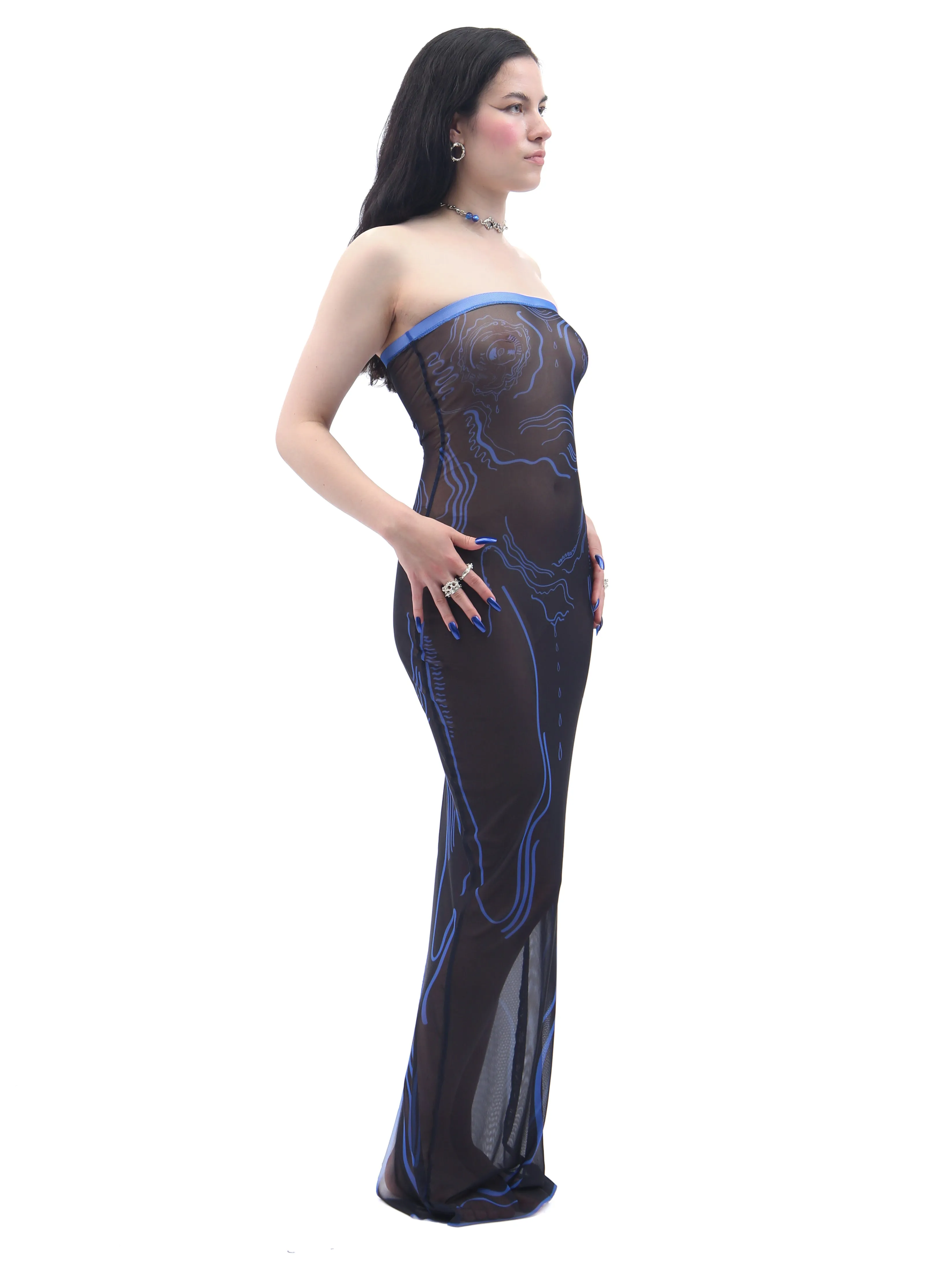 Venus Shell Long Dress sold by Di Petsa product image thumbnail 3