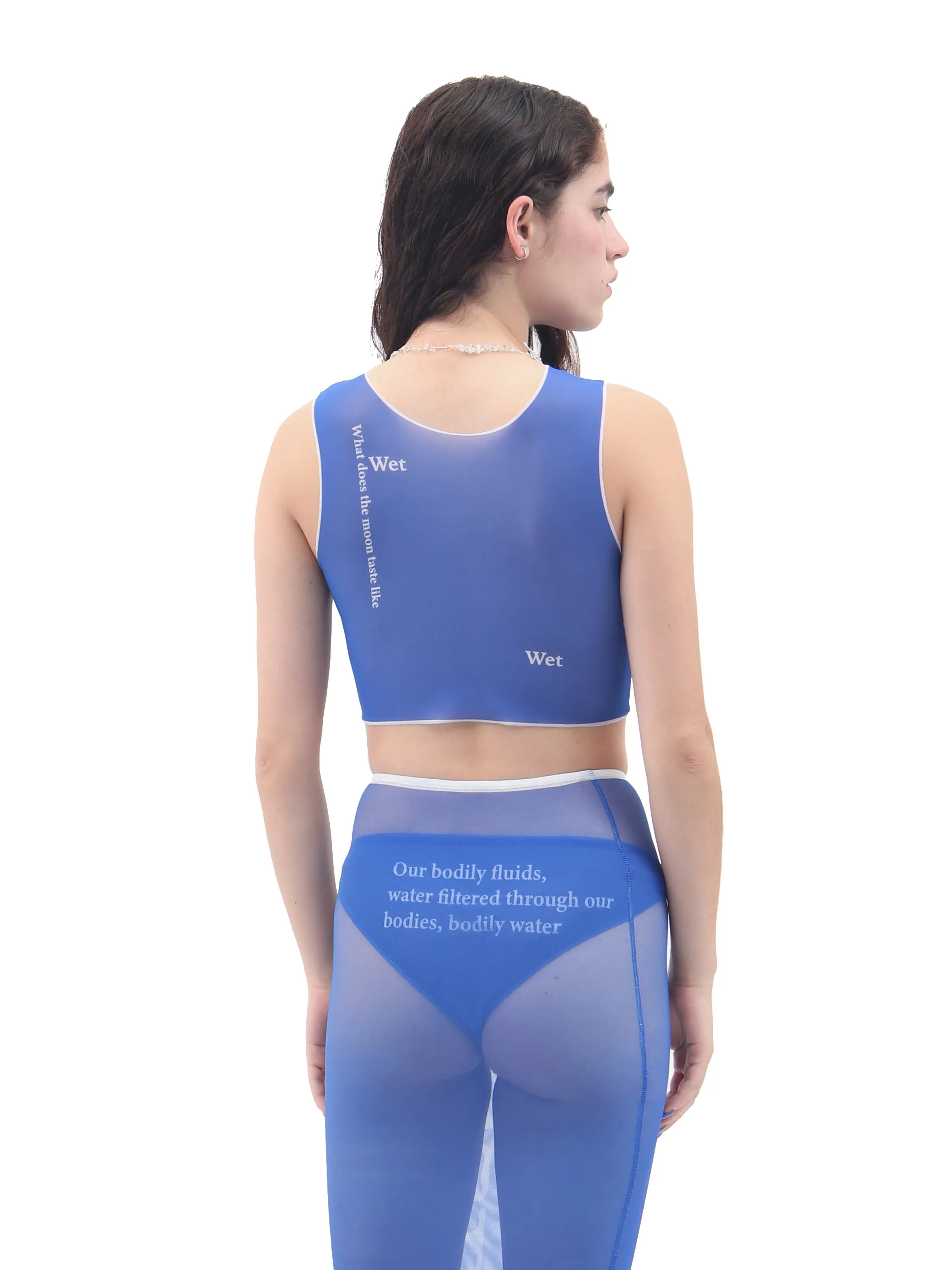Wet Script Crop Top sold by Di Petsa product image thumbnail 3