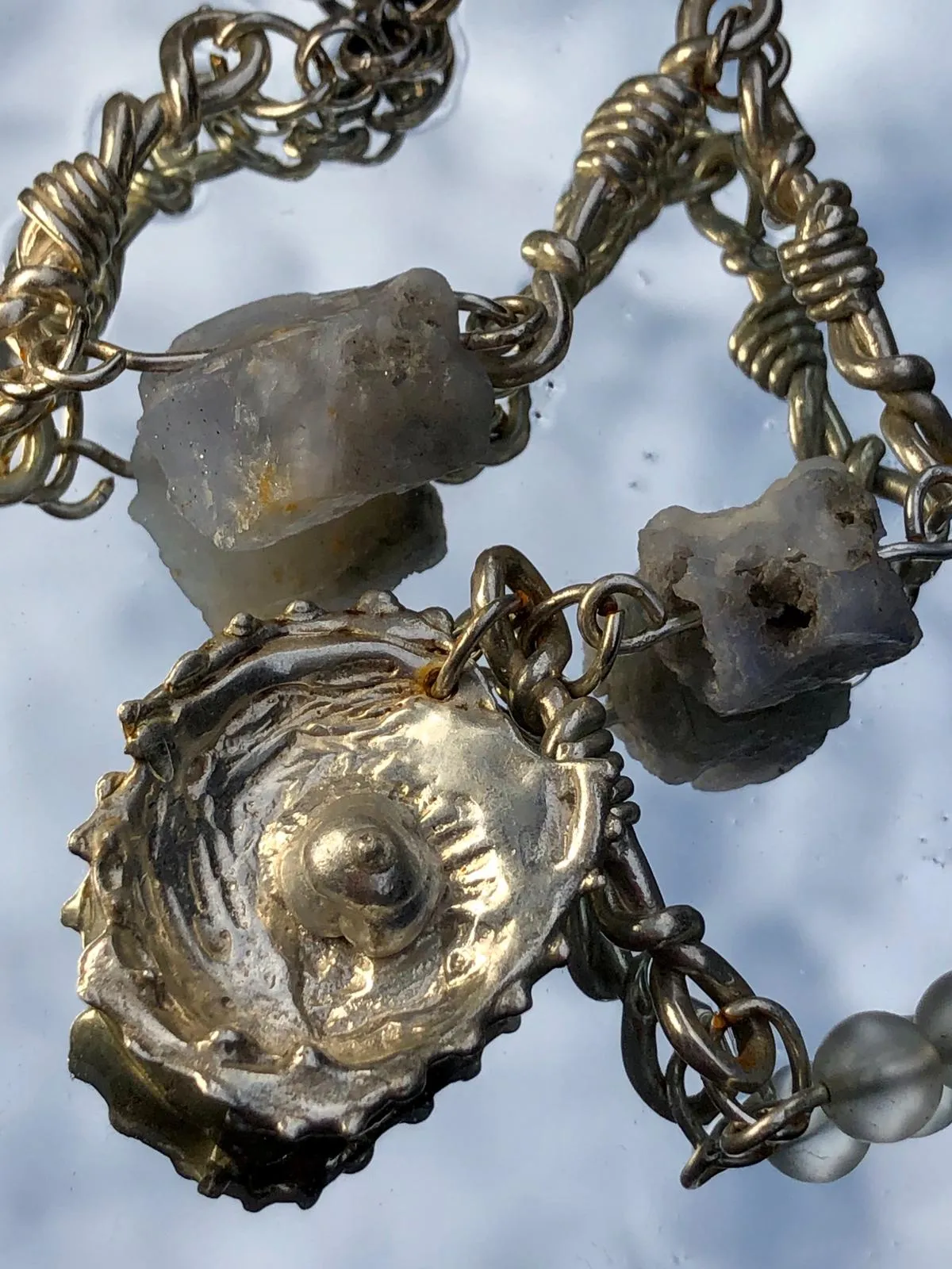 Salt Prayer Necklace sold by Di Petsa product image thumbnail 3