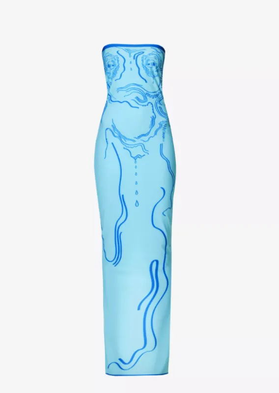 Venus Shell Long Dress made by Di Petsa