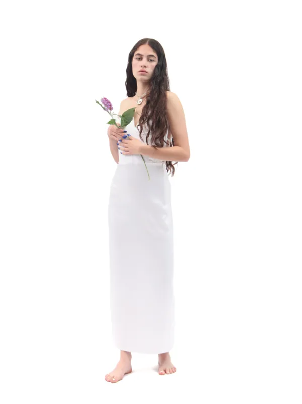 Breastfeeding Bride Silk Dress made by Di Petsa