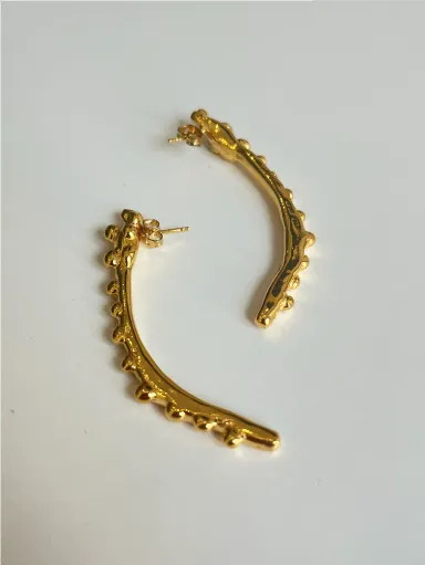 Sea Wreath Long Earrings sold by Di Petsa product image thumbnail 3