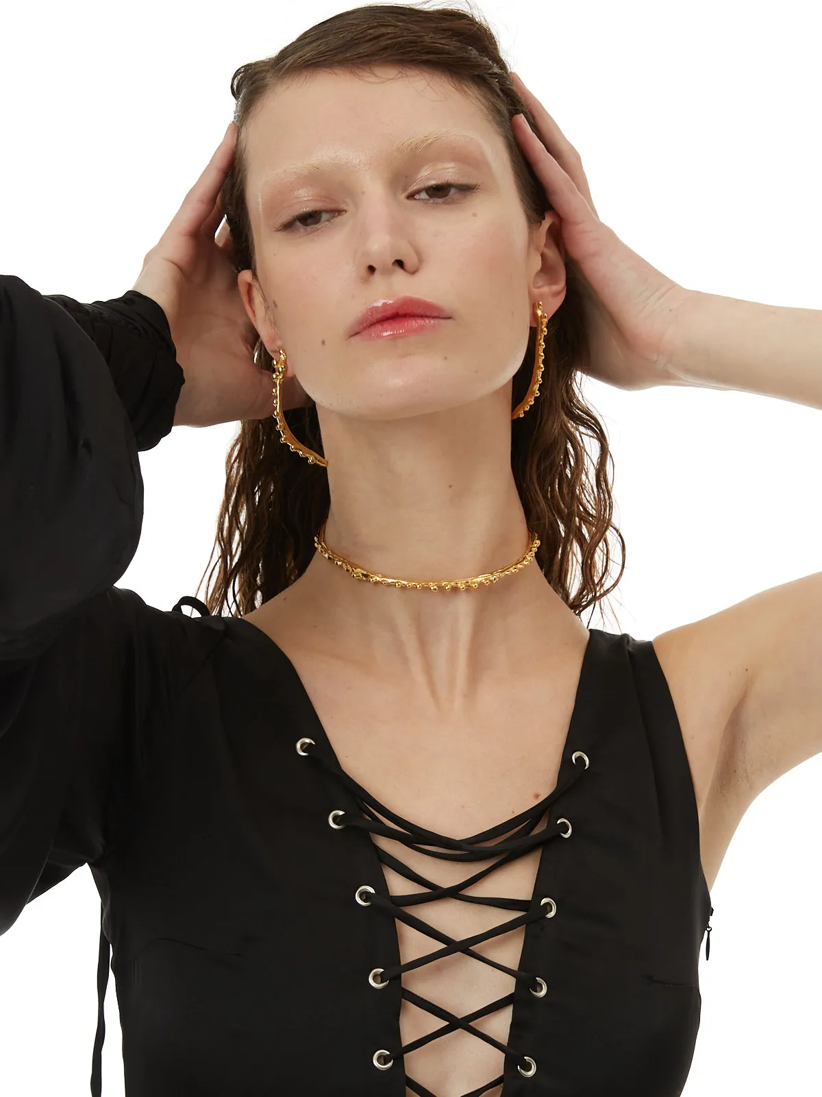 Sea Wreath Long Earrings sold by Di Petsa