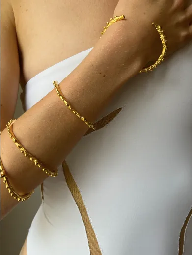 Sea Wreath Bangle sold by Di Petsa