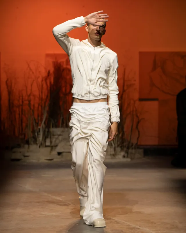 Wetlook Draped Hoodie made by Di Petsa