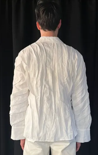 Textured Linen Shirt sold by Di Petsa product image thumbnail 4