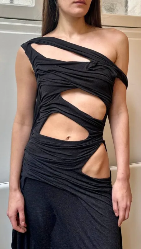 One Shoulder Midnight Dress sold by Di Petsa