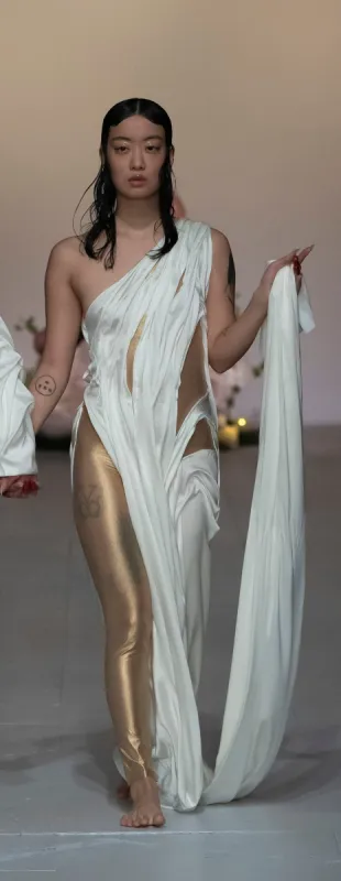 Sun Rising Wetlook Dress made by Di Petsa