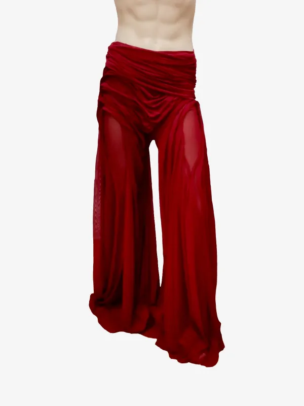 Wetlook High Waisted Trousers made by Di Petsa