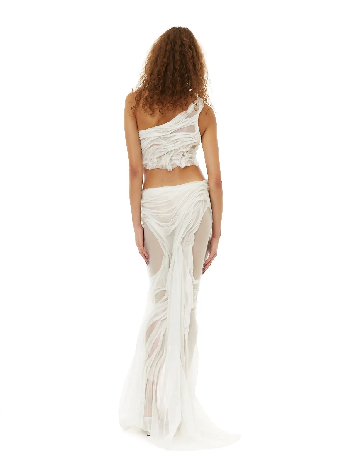 Pearlescent Wetlook Long Skirt sold by Di Petsa product image thumbnail 5