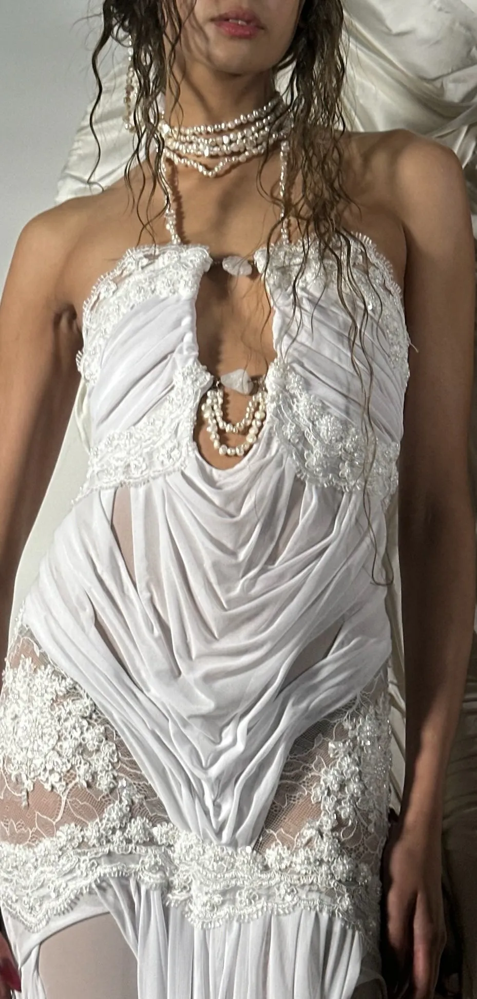 Lace Temptress Bridal Dress sold by Di Petsa product image thumbnail 2