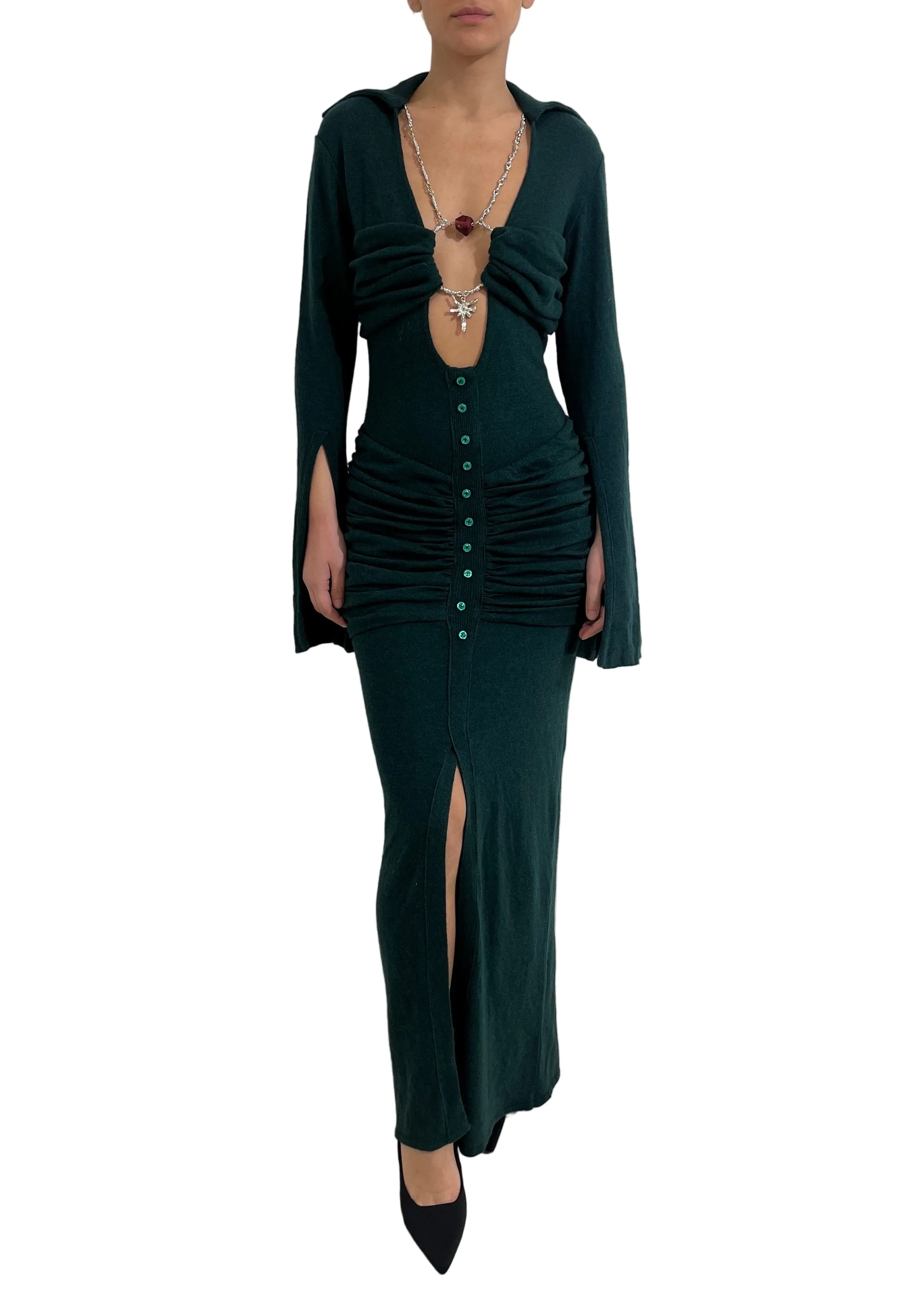 La Davina Knit Long Dress sold by Di Petsa
