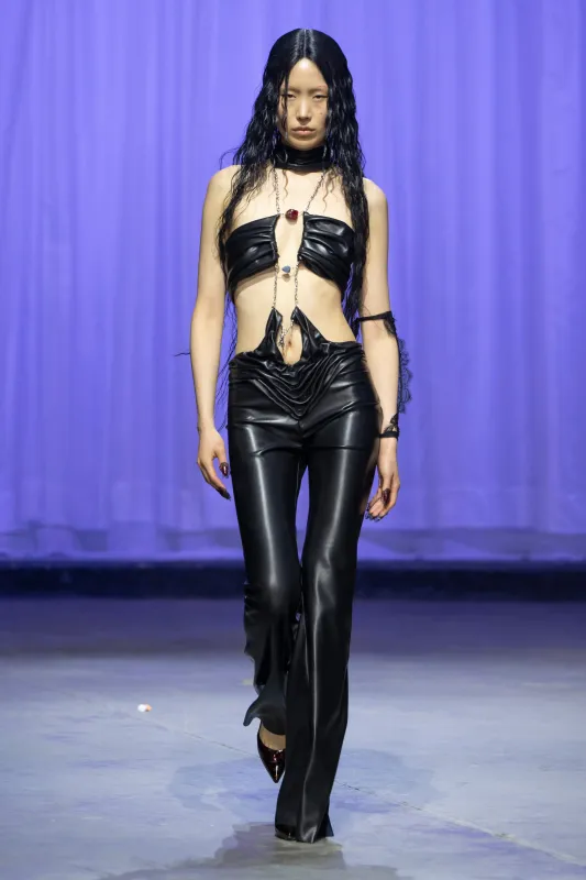 Temptress Leather Jumpsuit made by Di Petsa