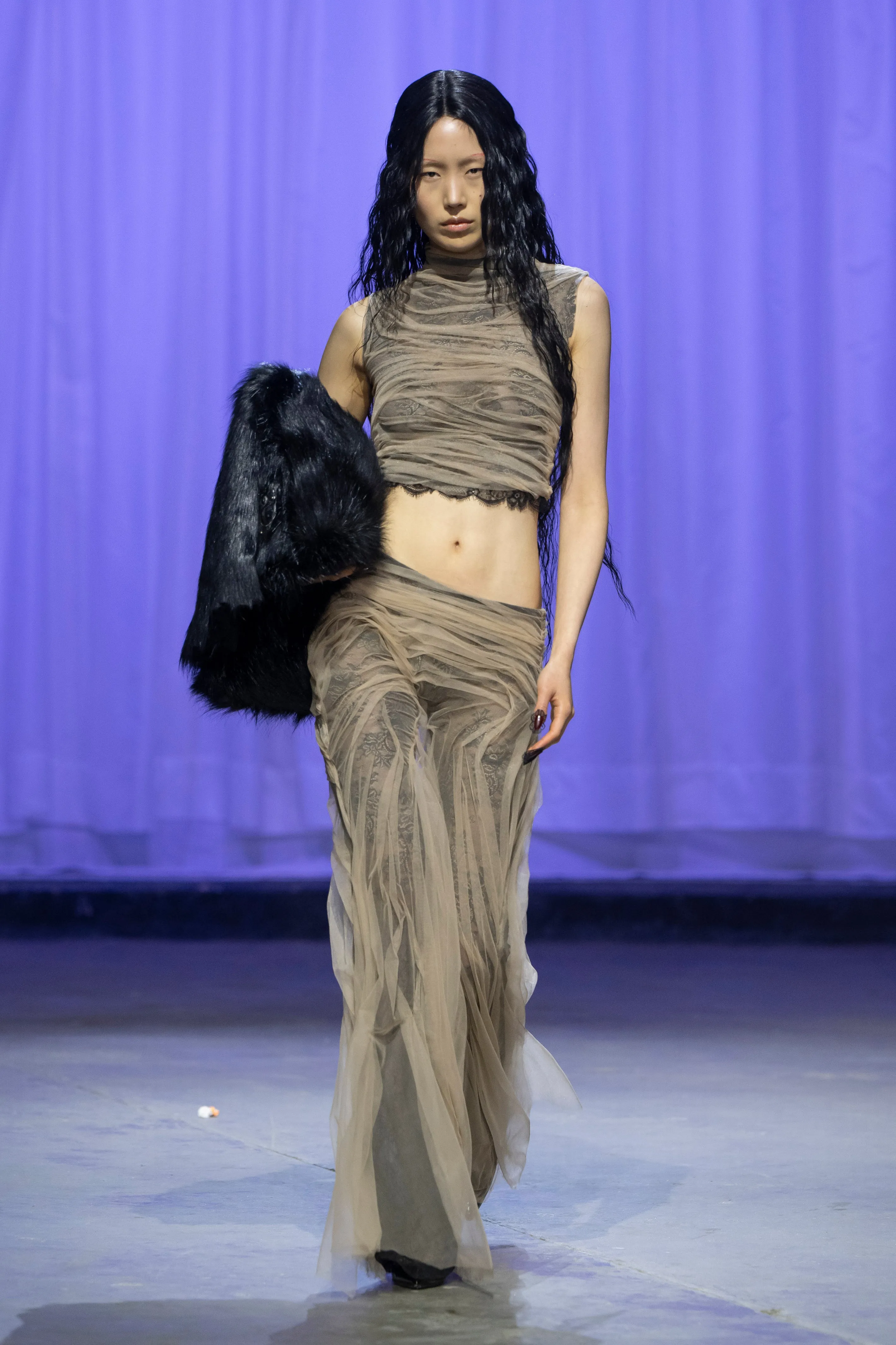 The Lace Temptation Flared Trousers sold by Di Petsa