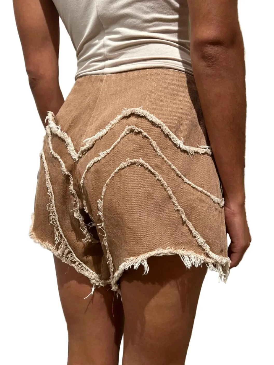 Sand Wave Denim Shorts sold by Di Petsa product image thumbnail 2