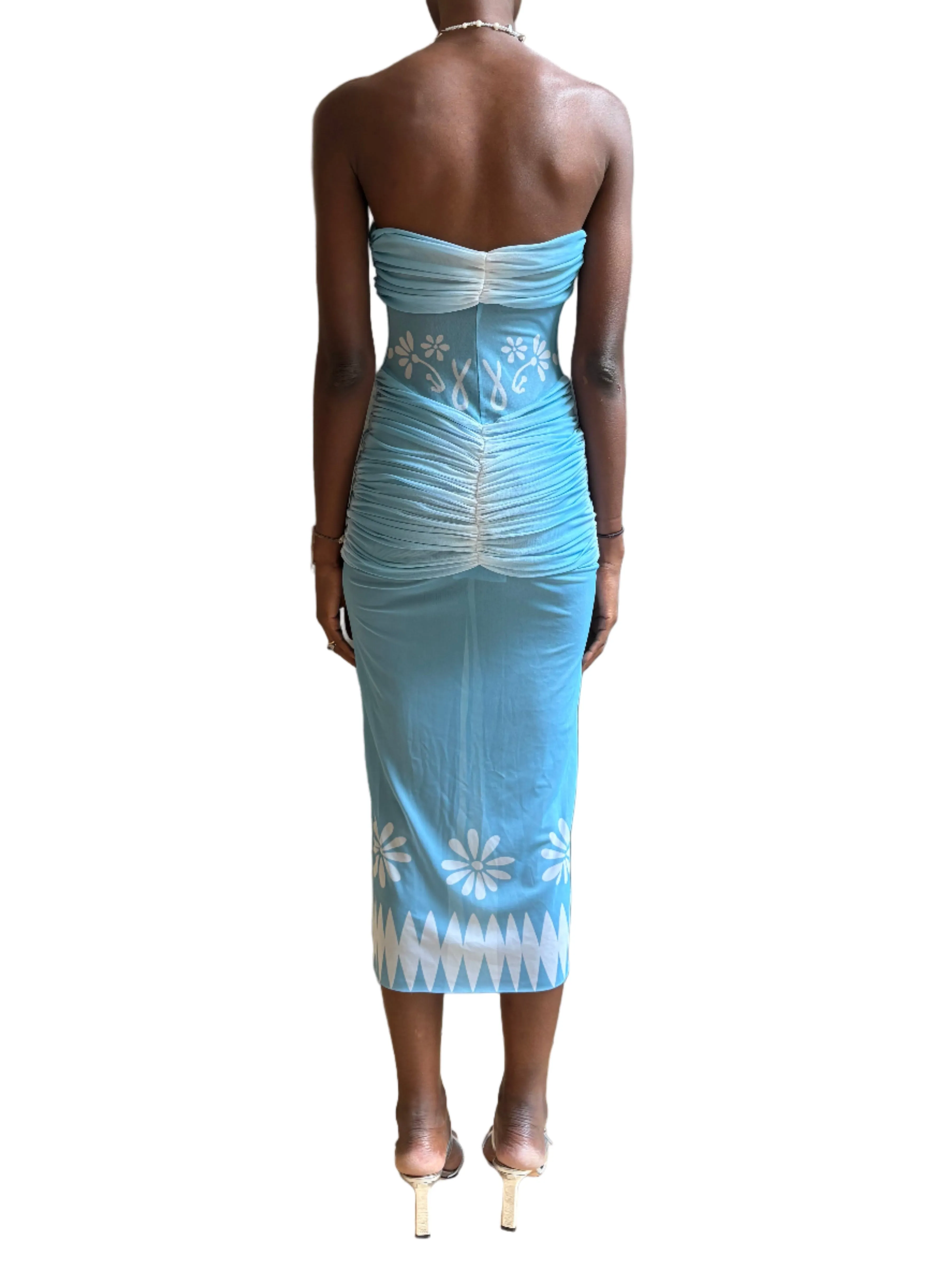 Siren Strapless Mini Dress sold by Di Petsa product image thumbnail 5