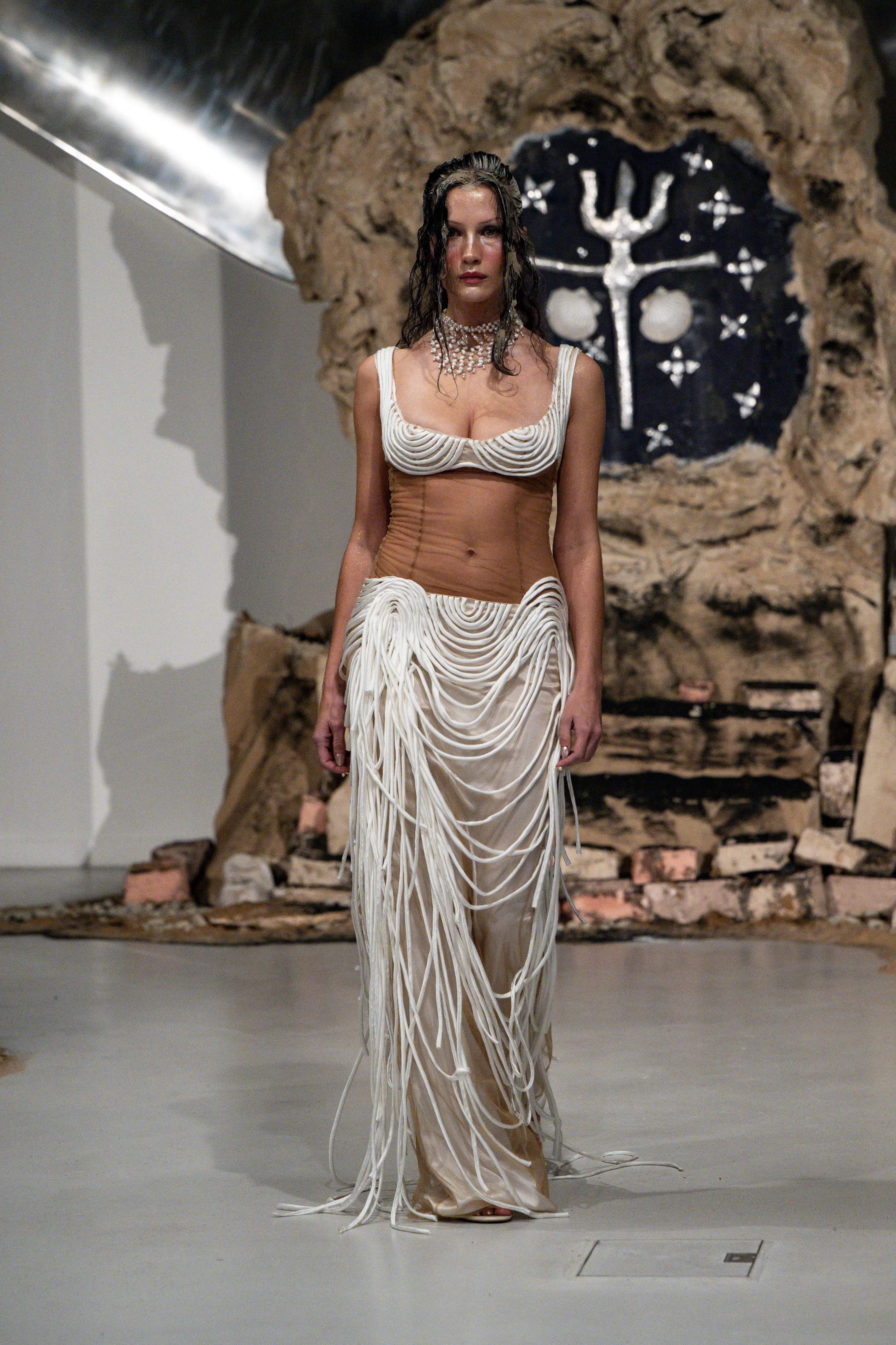 Unravelling Silk Dress sold by Di Petsa
