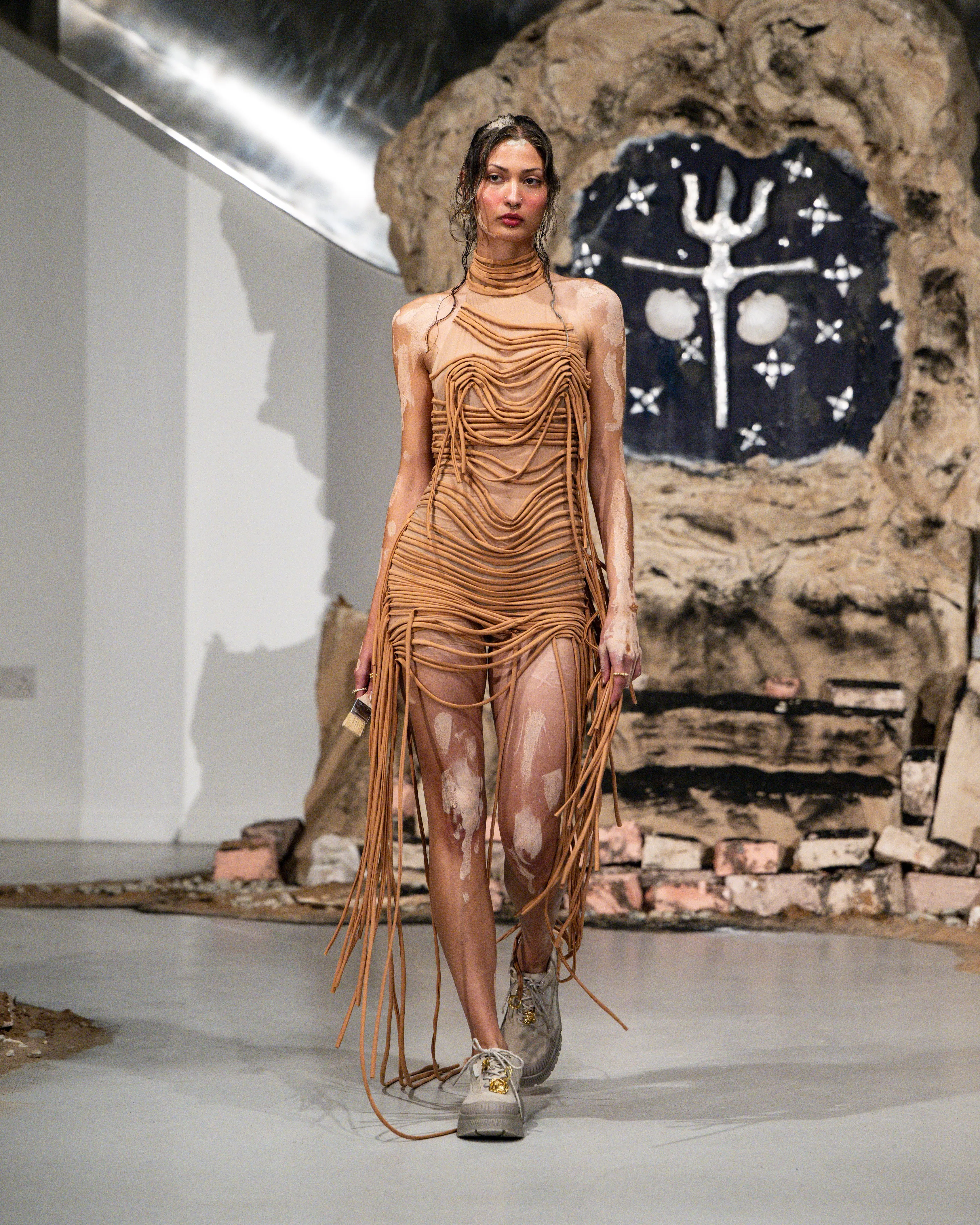 Unravelling String Mini Dress sold by Di Petsa product image thumbnail 3