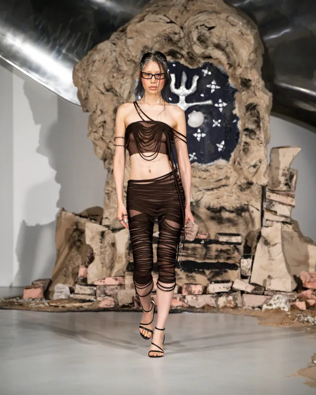 Unravelling Capri  Pants made by Di Petsa