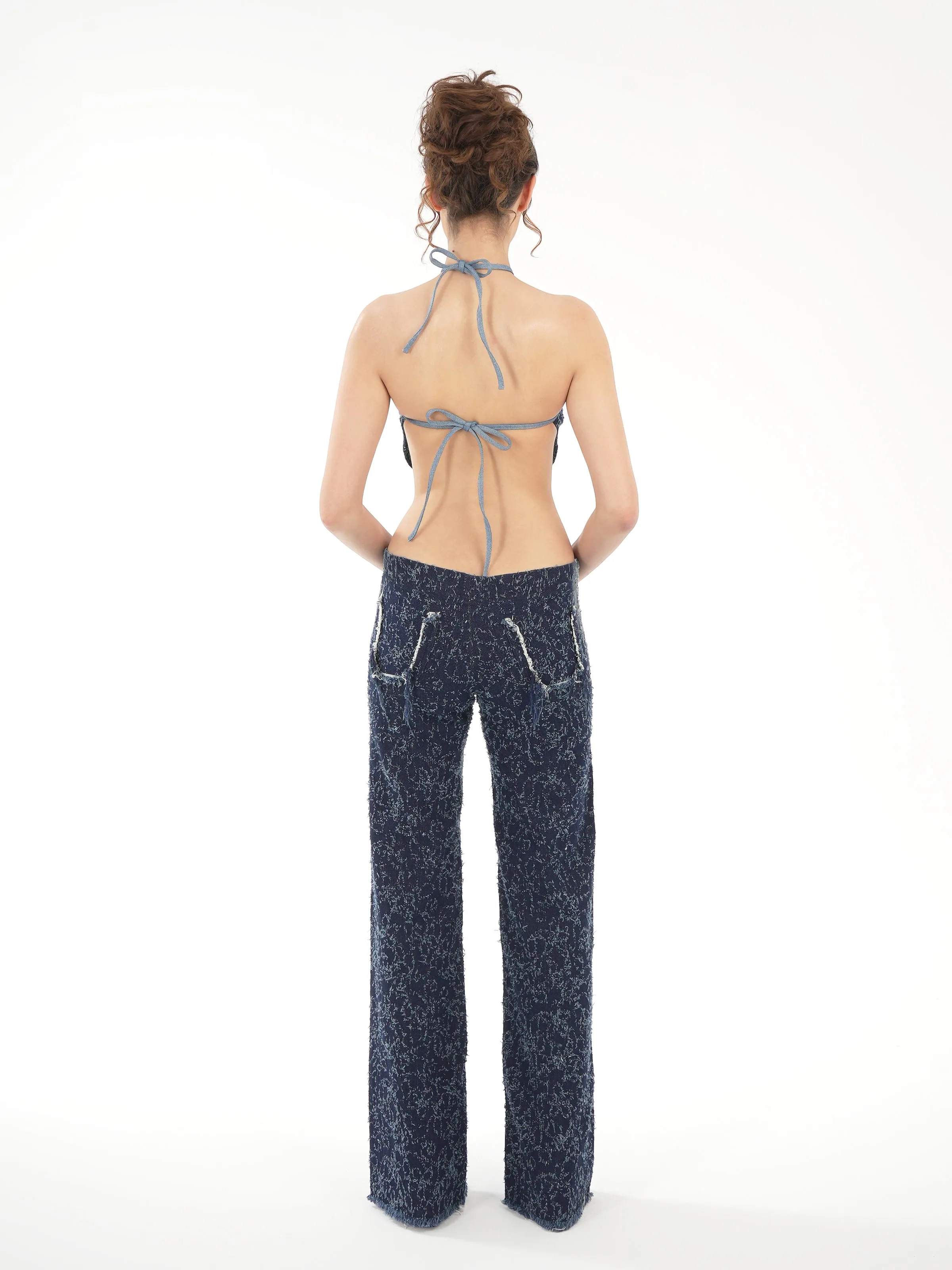 Frayed Denim Jeans sold by Di Petsa product image thumbnail 2