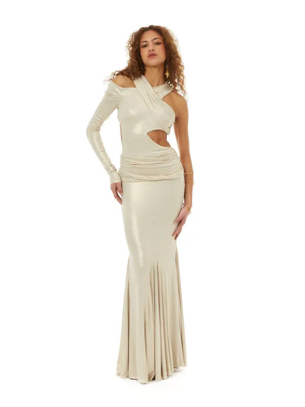 Golden Moonlight Dress made by Di Petsa