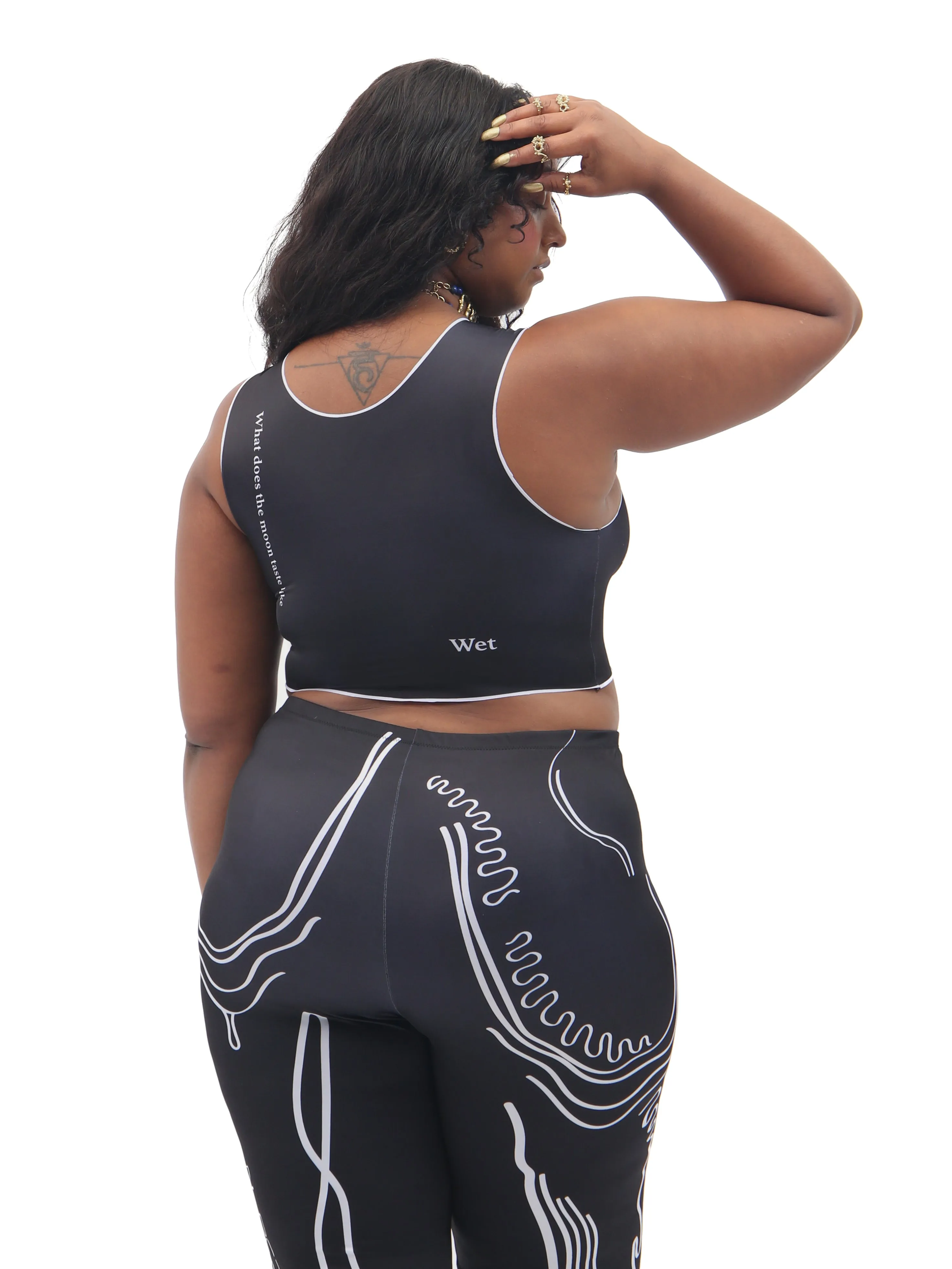 Wet Script Crop Top sold by Di Petsa product image thumbnail 5