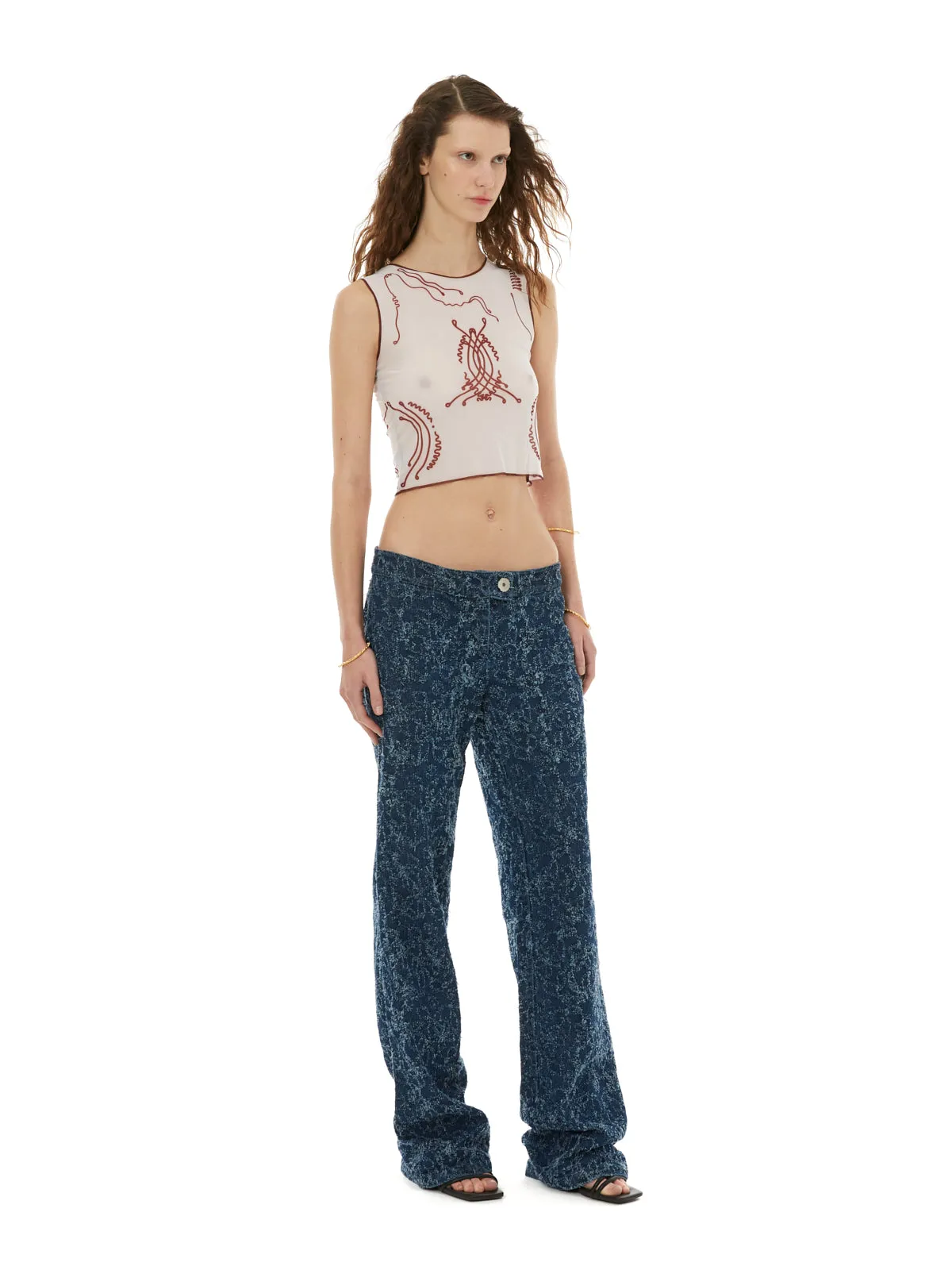 Venus Shell Mesh Tank Top sold by Di Petsa product image thumbnail 3
