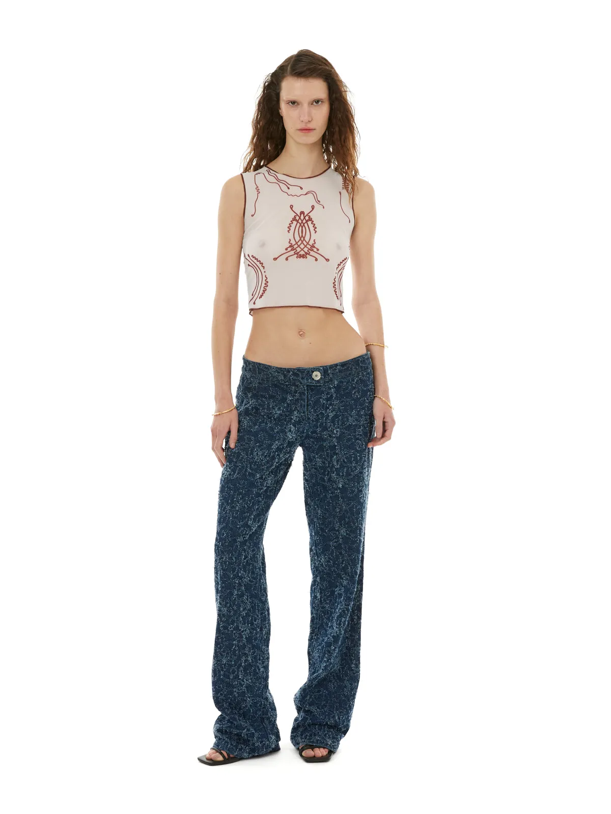 Venus Shell Mesh Tank Top sold by Di Petsa product image thumbnail 2