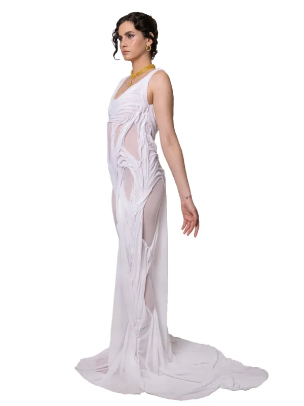 Long Two Strap Wetlook Dress sold by Di Petsa