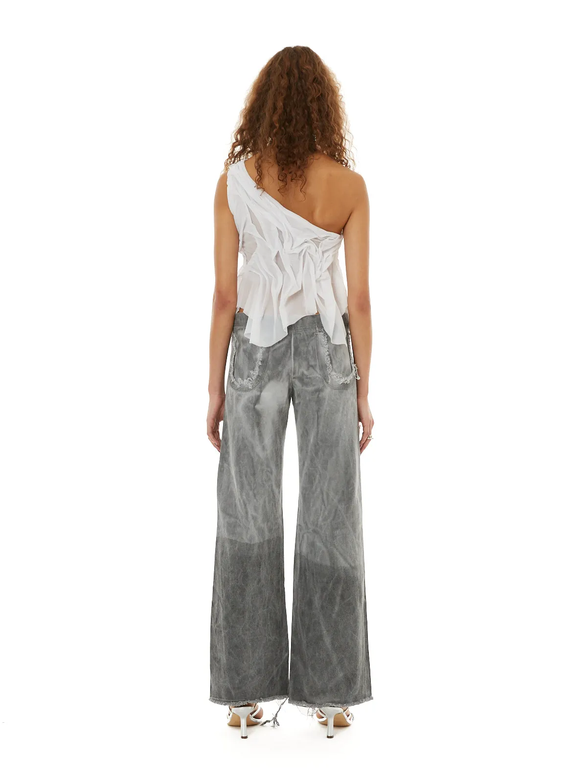 Wetlook One-shoulder Top sold by Di Petsa product image thumbnail 4