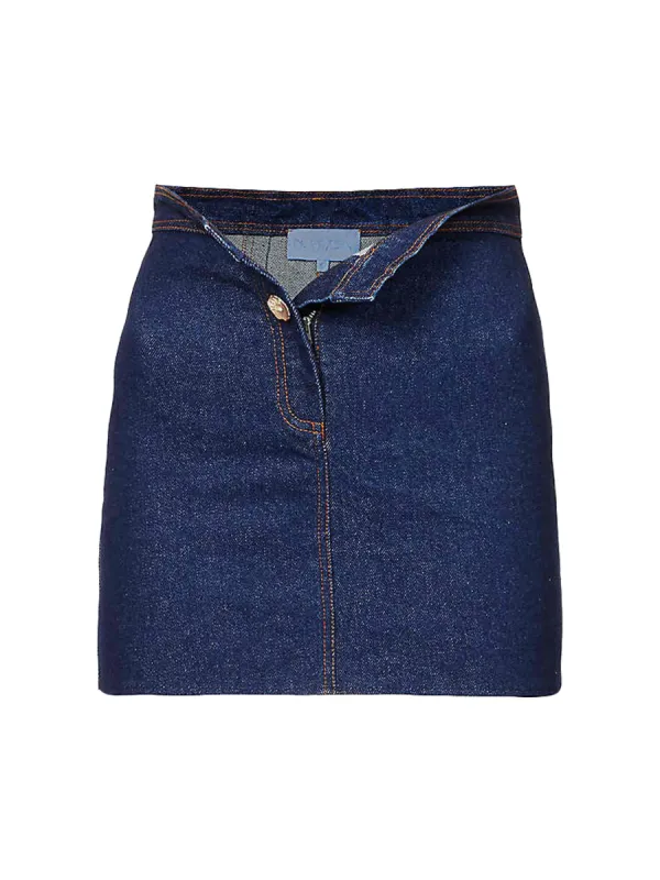 Denim Mini Skirt sold by Di Petsa