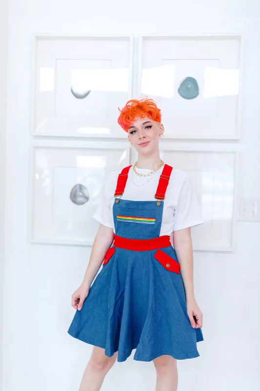 Rainbow Overall Dress XS-5X!*** sold by shop taby