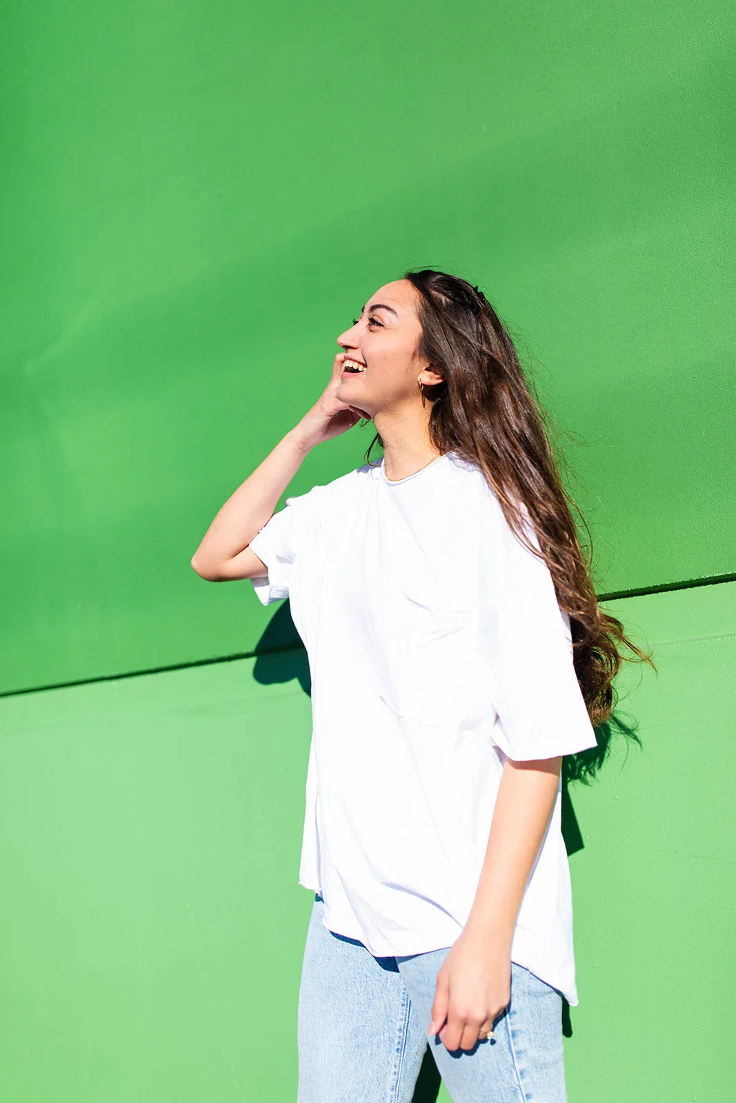 Everyday Boyfriend Tee in WHITE*** sold by shop taby product image thumbnail 2