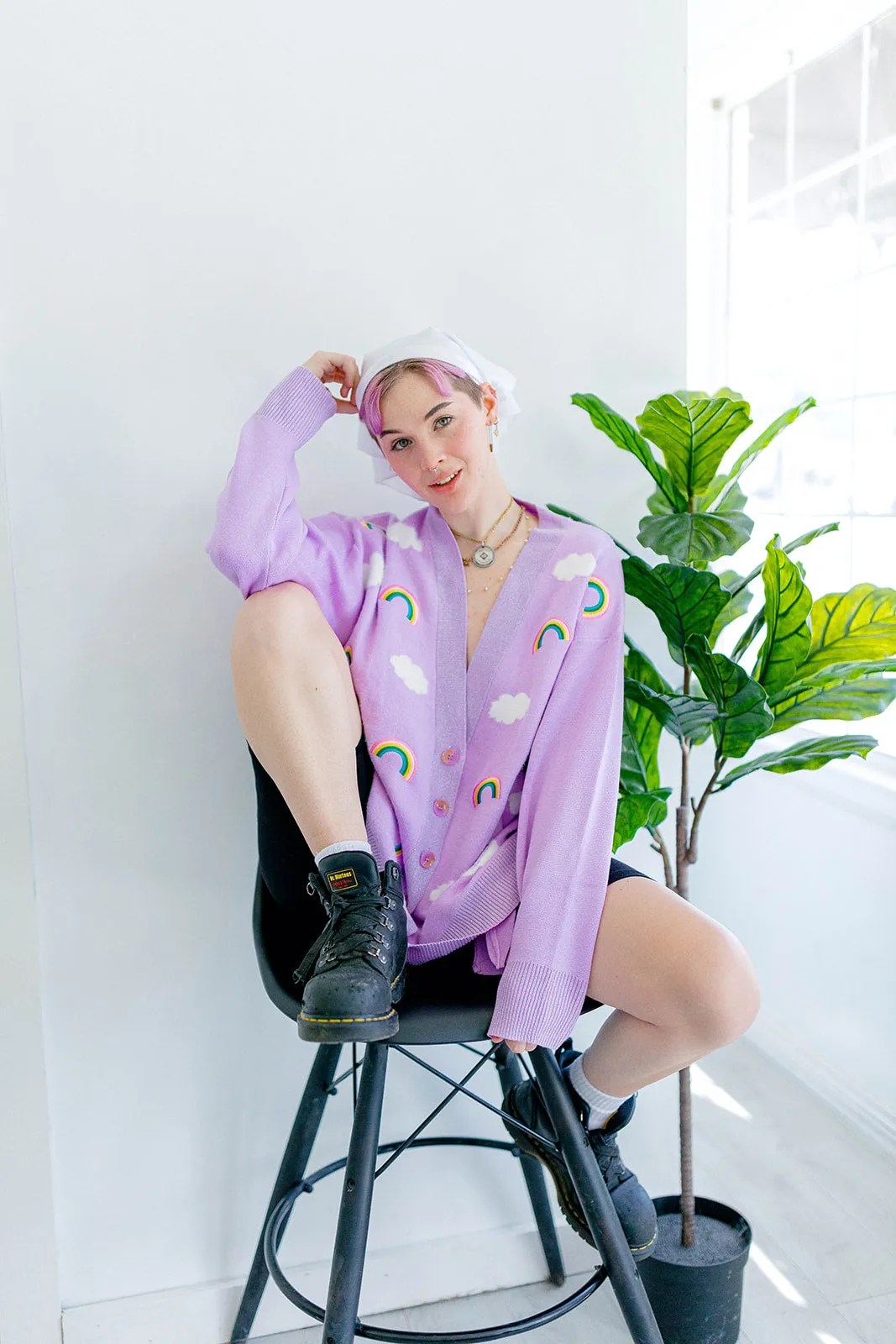 I’m Good Cardigan in sizes XS-5X*** EMBROIDERED*** FLUFFY TEXTURED CLOUDS*** sold by shop taby