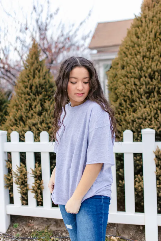 Boyfriend Boxy Knit Top In HEATHER GRAY*** sold by shop taby