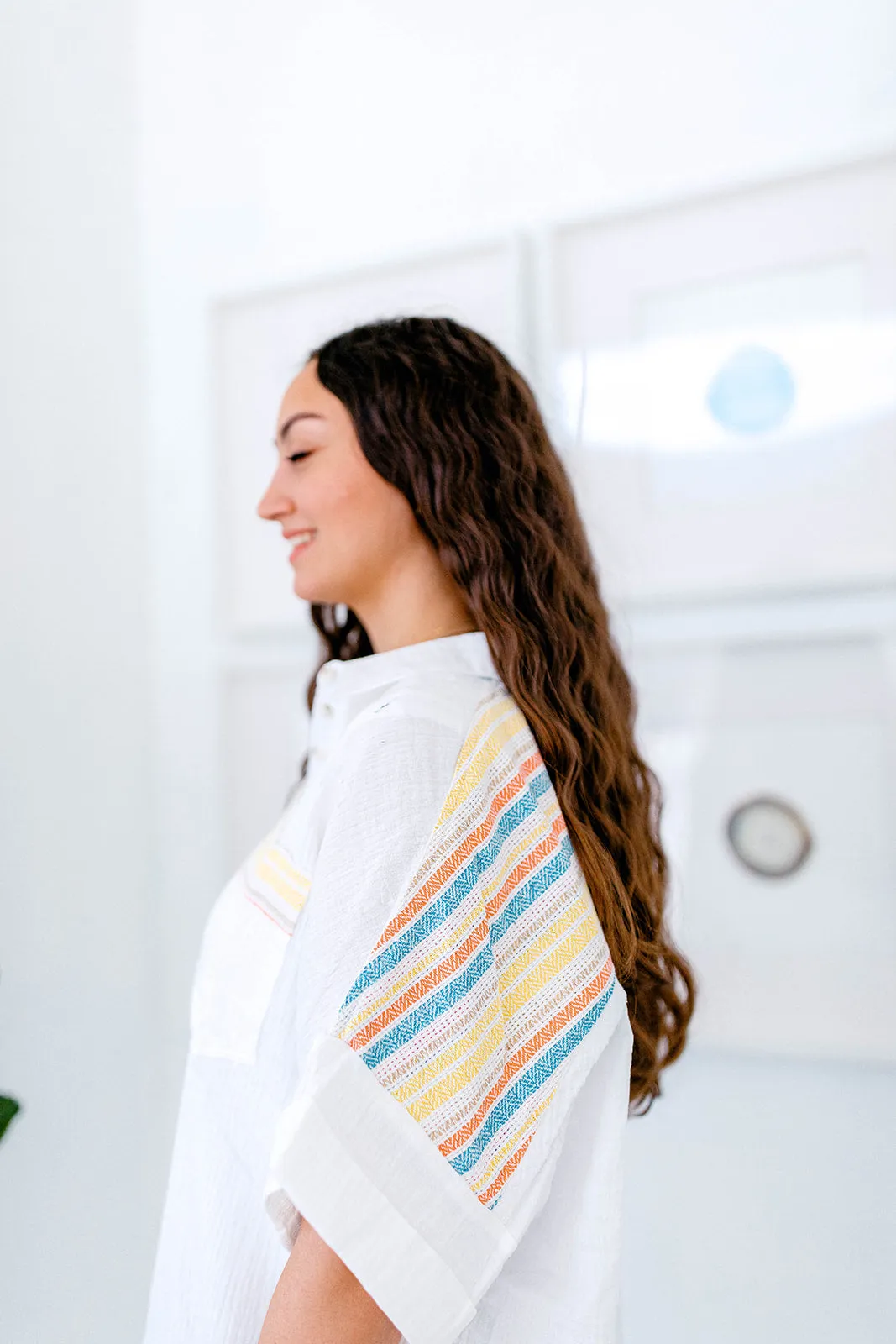 Ready To Go Woven Top sold by shop taby product image thumbnail 5